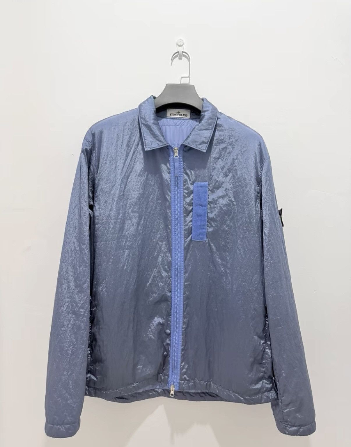 Stone Island 【STONE ISLAND】22FW Metal Nylon Jacket - Haze Blue Size US L / EU 52-54 / 3 - 1 Thumbnail