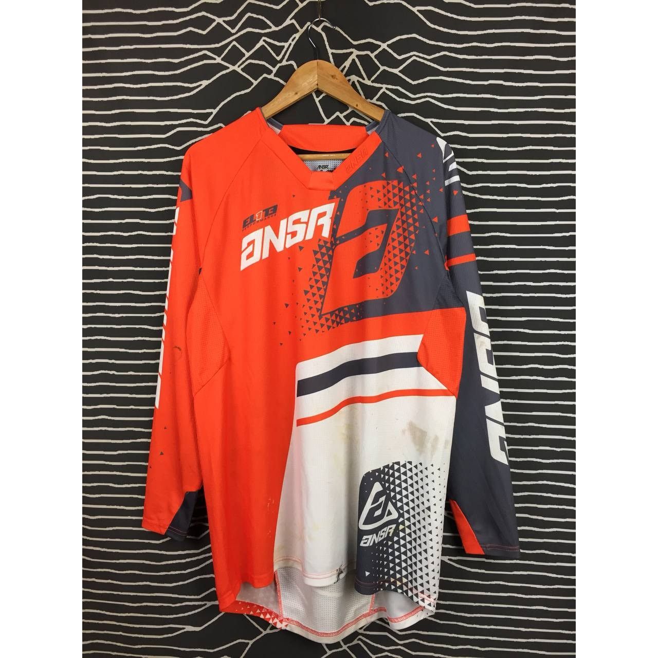 Fox Racing × Vintage Distressed Answer Racing Motocross Long Sleeve Jersey Size US L / EU 52-54 / 3 - 1 Thumbnail