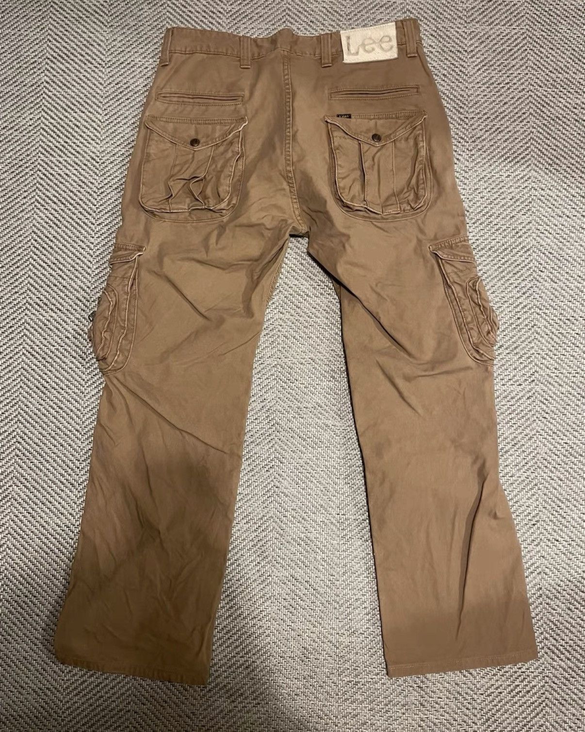 Lee Lee Khaki Cargo Pants K24 Size US 34 / EU 50 - 4 Thumbnail