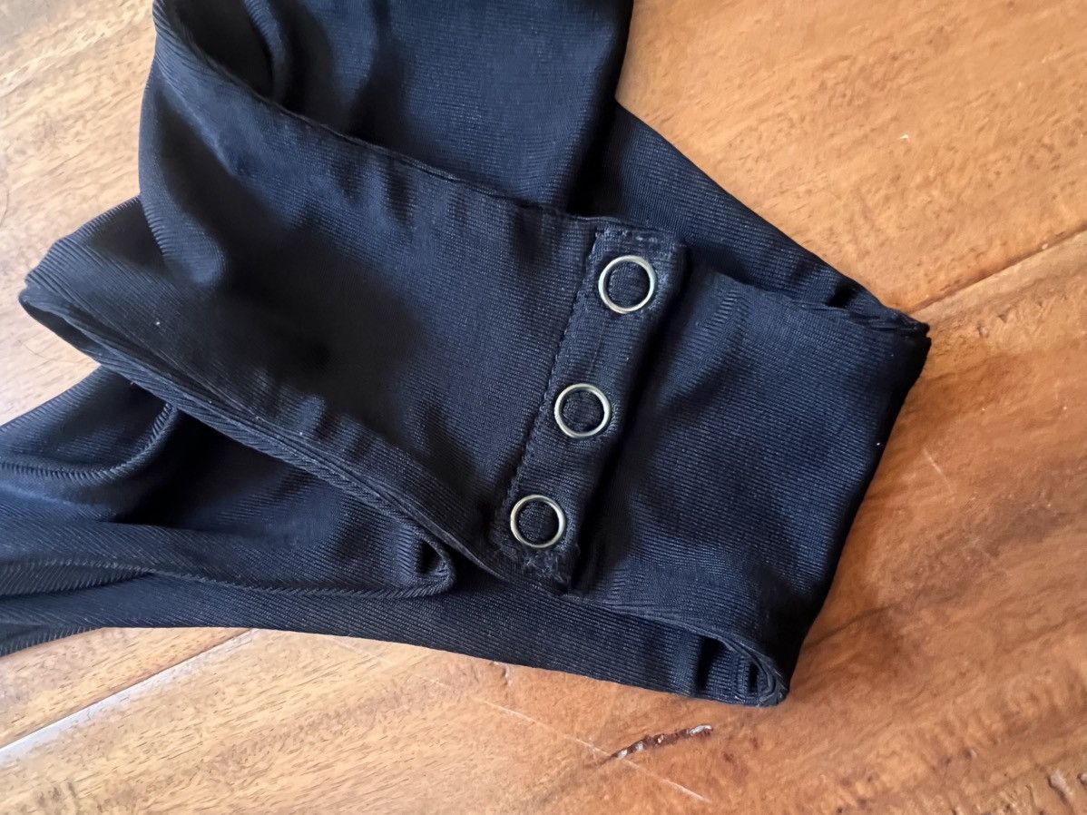 Louisa Ballou Sex Wax' bodysuitcut-out details, gold metal, long sleeves. Size S / US 4 / IT 40 - 9 Thumbnail