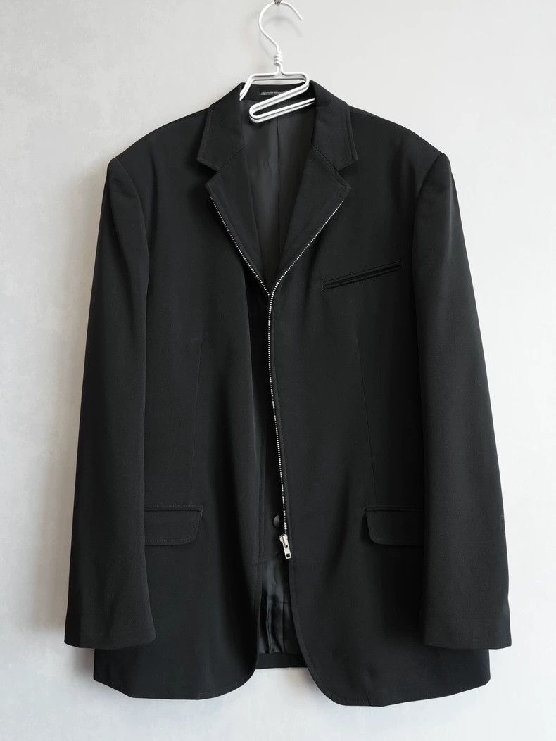 Yohji Yamamoto Yohji Yamamoto 02 AW Zip Buckle Show Wool Jacket 2503-Next Size US L / EU 52-54 / 3 - 5 Thumbnail