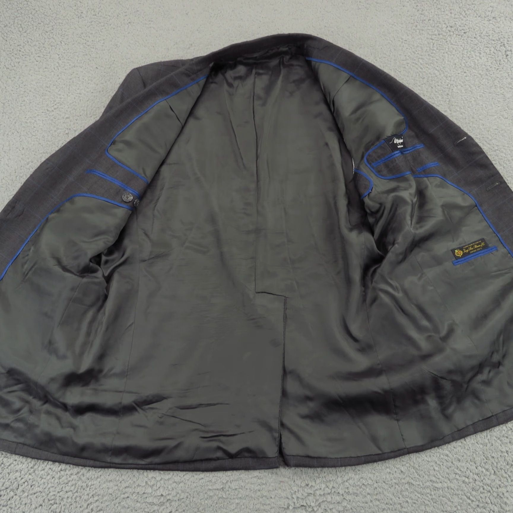 Loro Piana Loro Piana Suit 48L Super 120s 3/2 Roll Windowpane Pleated Cuffed 38x34 Trouser Size 48R - 6 Thumbnail