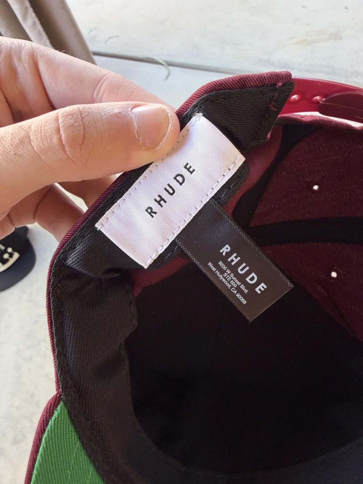Rhude Rhude Racing Championship Hat Burgundy Snapback Brand New Size ONE SIZE - 6 Thumbnail