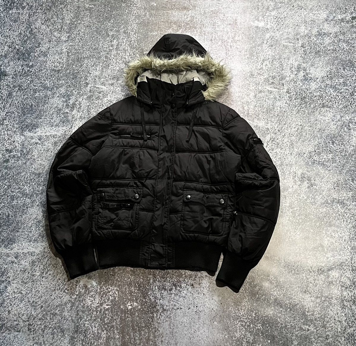 Hysteric Glamour × Undercover Y2k Japanese Hysteric Glamour Vibe faux fur bomber jacket Size US M / EU 48-50 / 2 - 3 Thumbnail