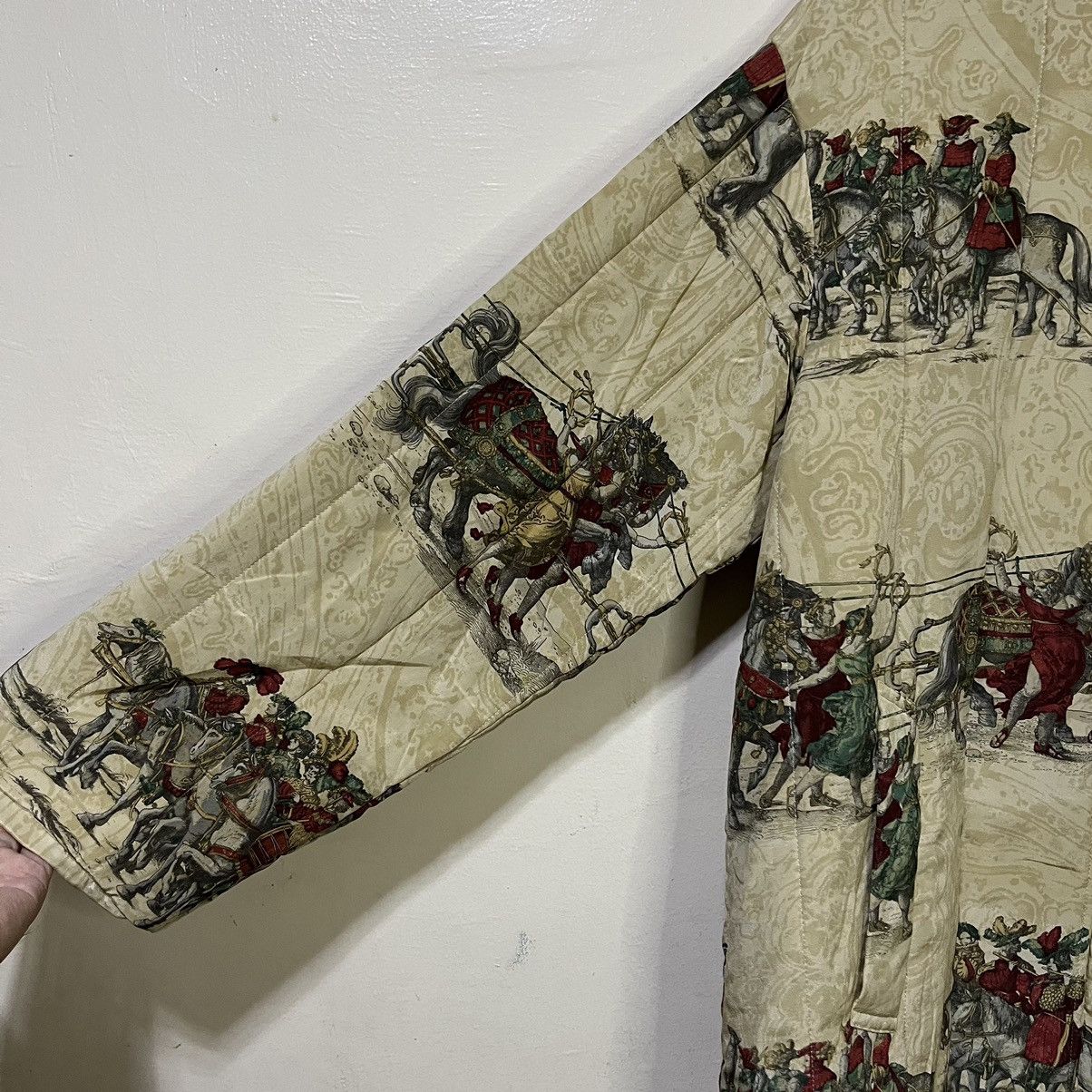 Burberry Vintage Burberrys Classic Horseman Design Silk Jacket Size US L / EU 52-54 / 3 - 9 Thumbnail