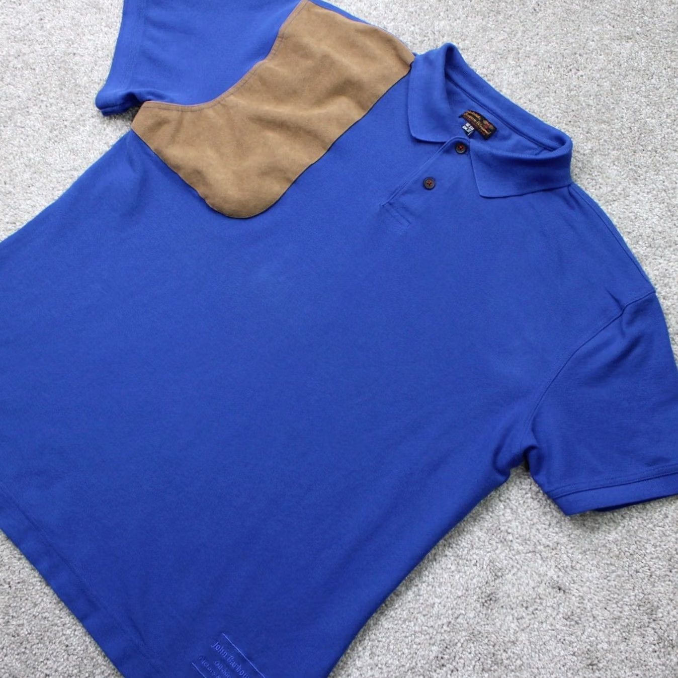 Barbour Barbour Polo Shirt Mens XL Blue 100% Cotton Short Sleeve Pullover Polo Barbour Classic Preppy Casual Golf Walking Shirt Size US XL / EU 56 / 4 - 3 Thumbnail