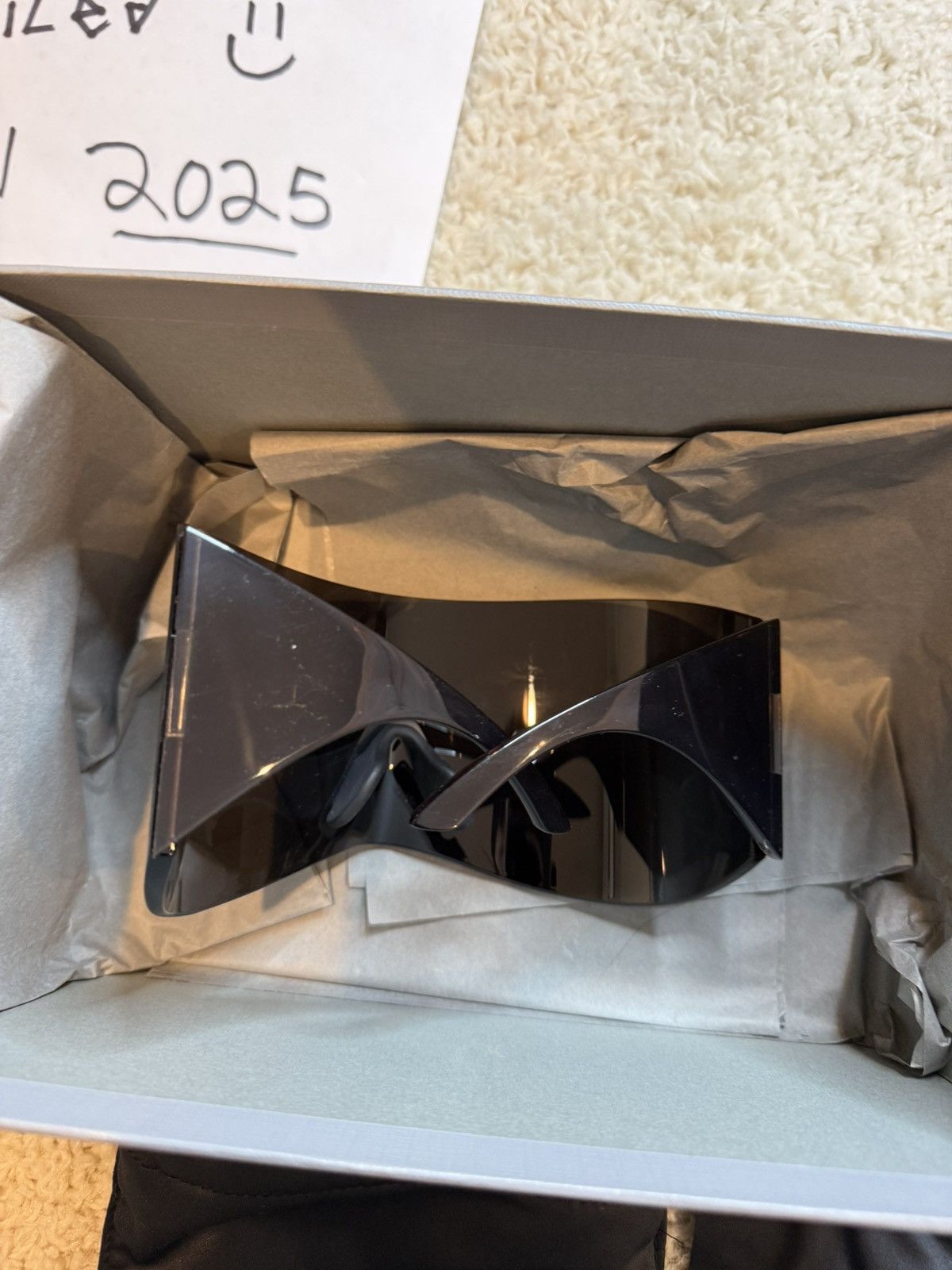 Balenciaga Fall23 Rectangle Mask Sunglasses