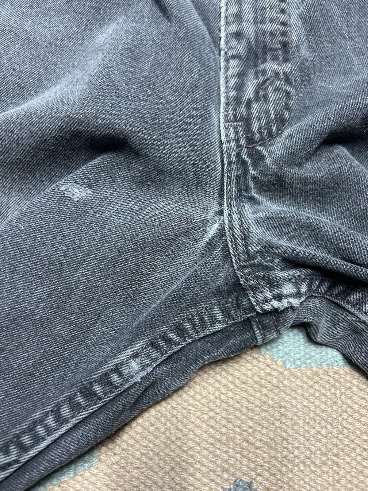 Vintage 90s Levis 550 jeans relaxed faded distress skater USA 30x31 Size US 30 / EU 46 - 7 Thumbnail