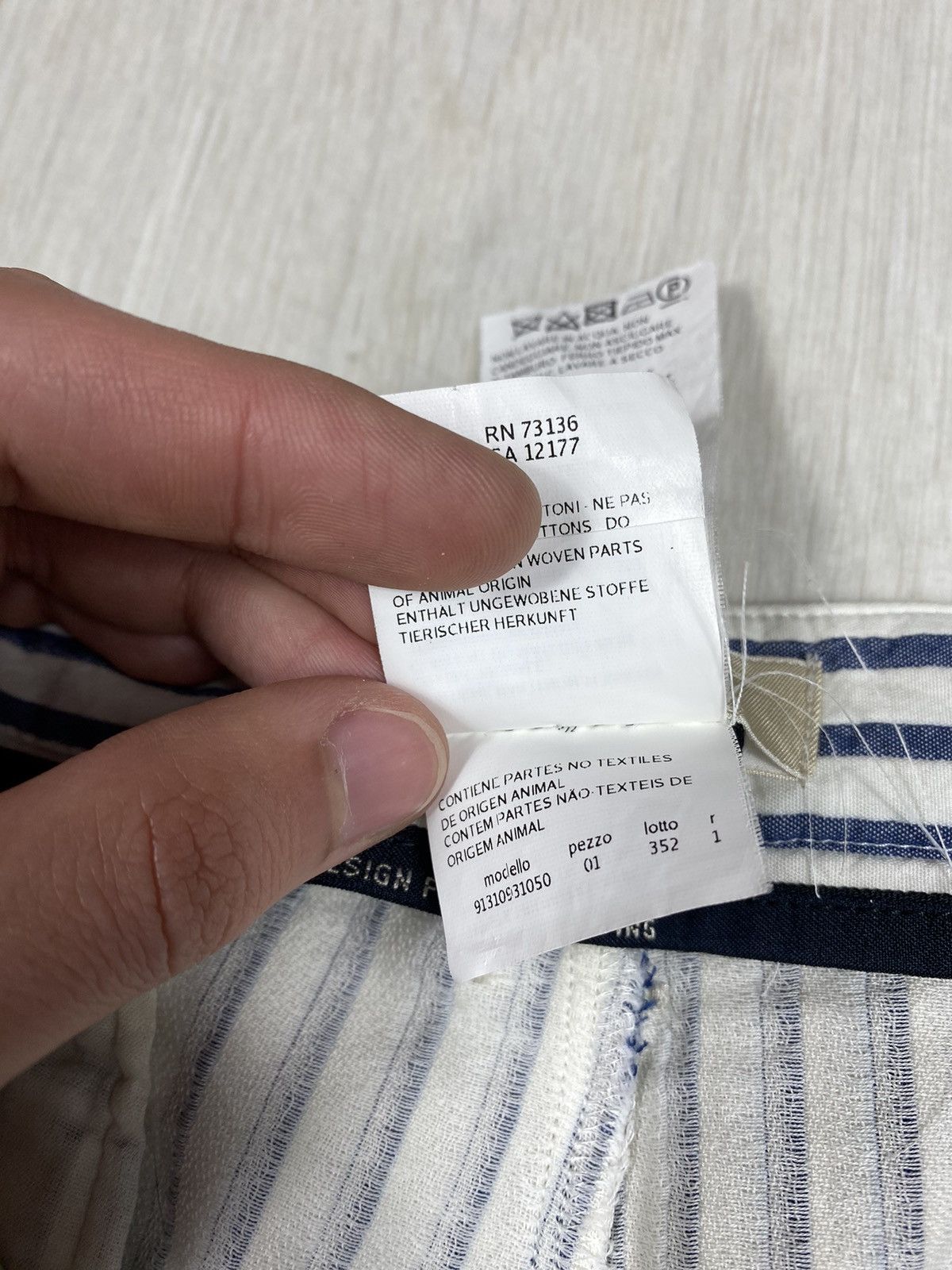 Max Mara ‘S Max Mara Striped Pants Size 28" / US 6 / IT 42 - 16 Thumbnail