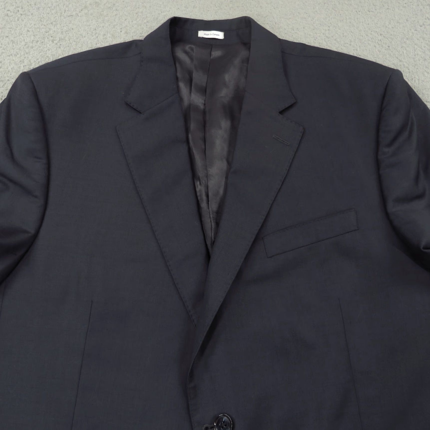 Peter Millar Peter Millar Blazer Mens 46R Navy Blue Wool Jacket Double Vented Golf Clubhouse Size 46R - 4 Thumbnail