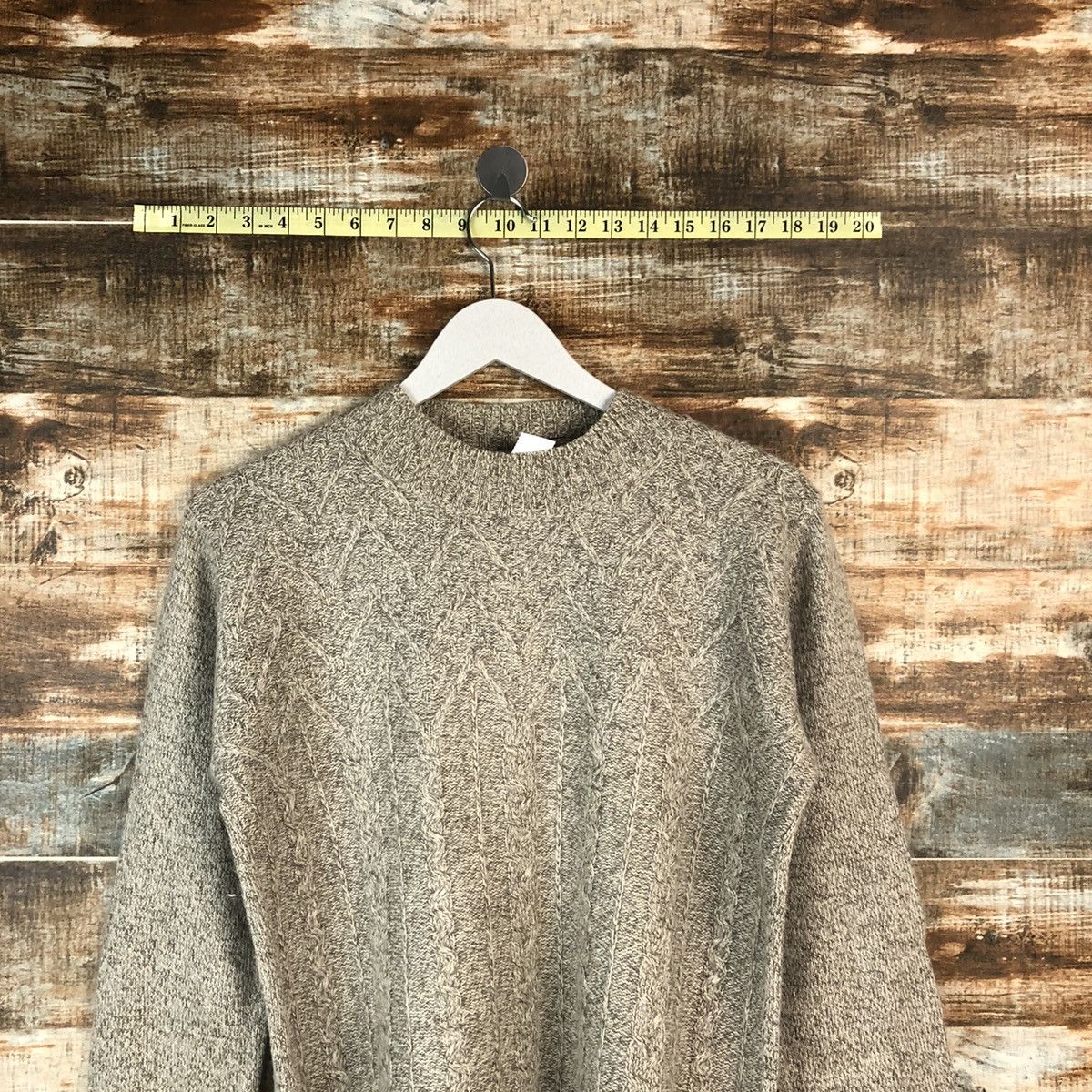 Homespun Knitwear × Japanese Brand Lya Bacot japan vintage Grey Knitwear #A1737 Size S / US 4 / IT 40 - 2 Thumbnail