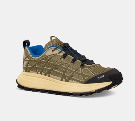 Dior o1w1db10924 B31 Runner Sneaker in Military Green Size US 5.5 / EU 38 - 2 Thumbnail