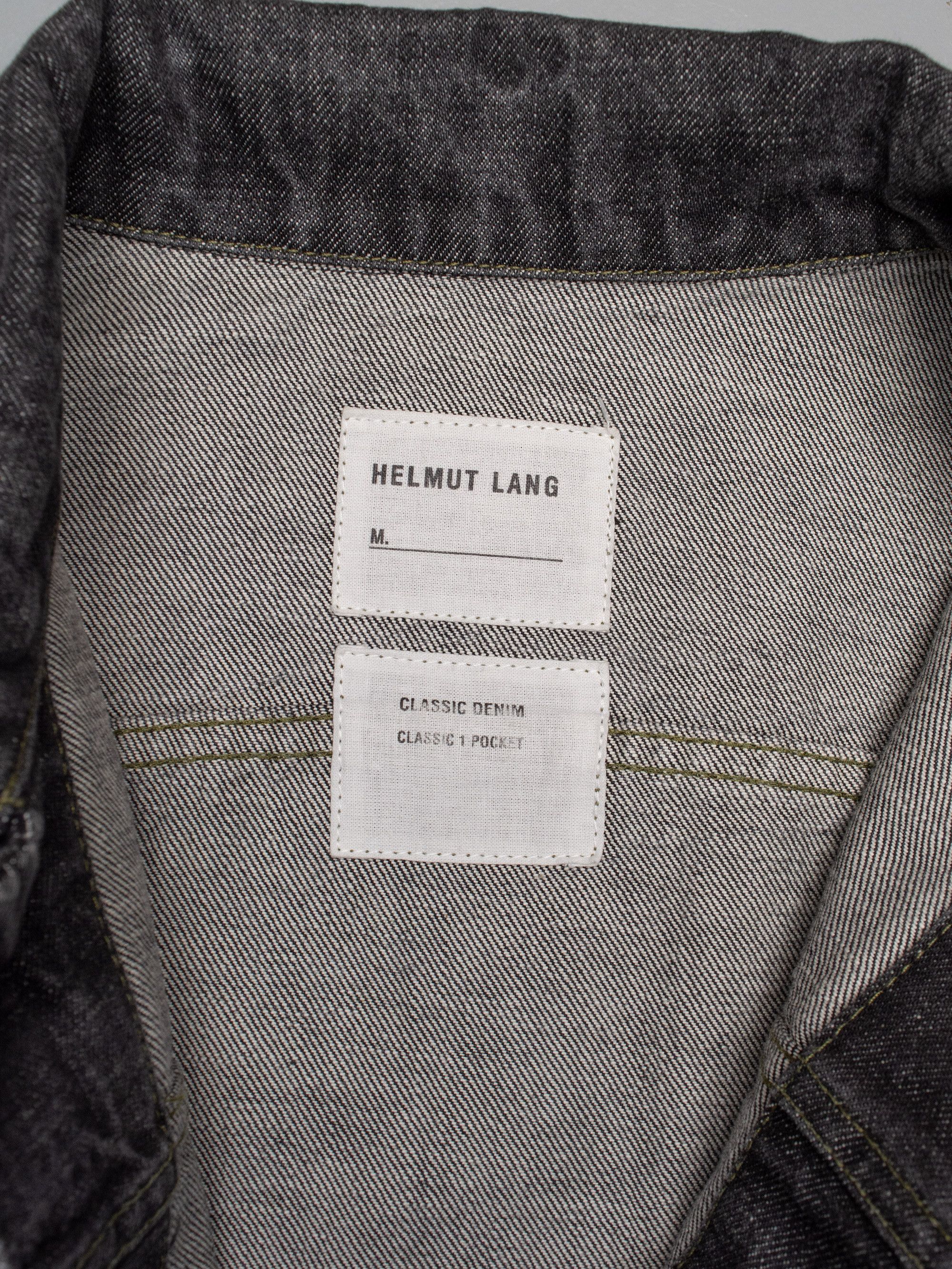 Helmut Lang vintage Helmut Lang Classic 1 Pocket denim jacket Size US M / EU 48-50 / 2 - 7 Thumbnail