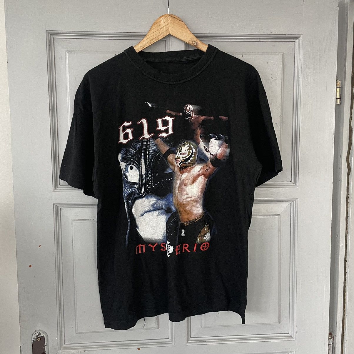 Vintage × WWE Vintage 00’s Rey Mysterio ‘619’ WWE T-shirt retro y2k Size US L / EU 52-54 / 3 - 3 Thumbnail