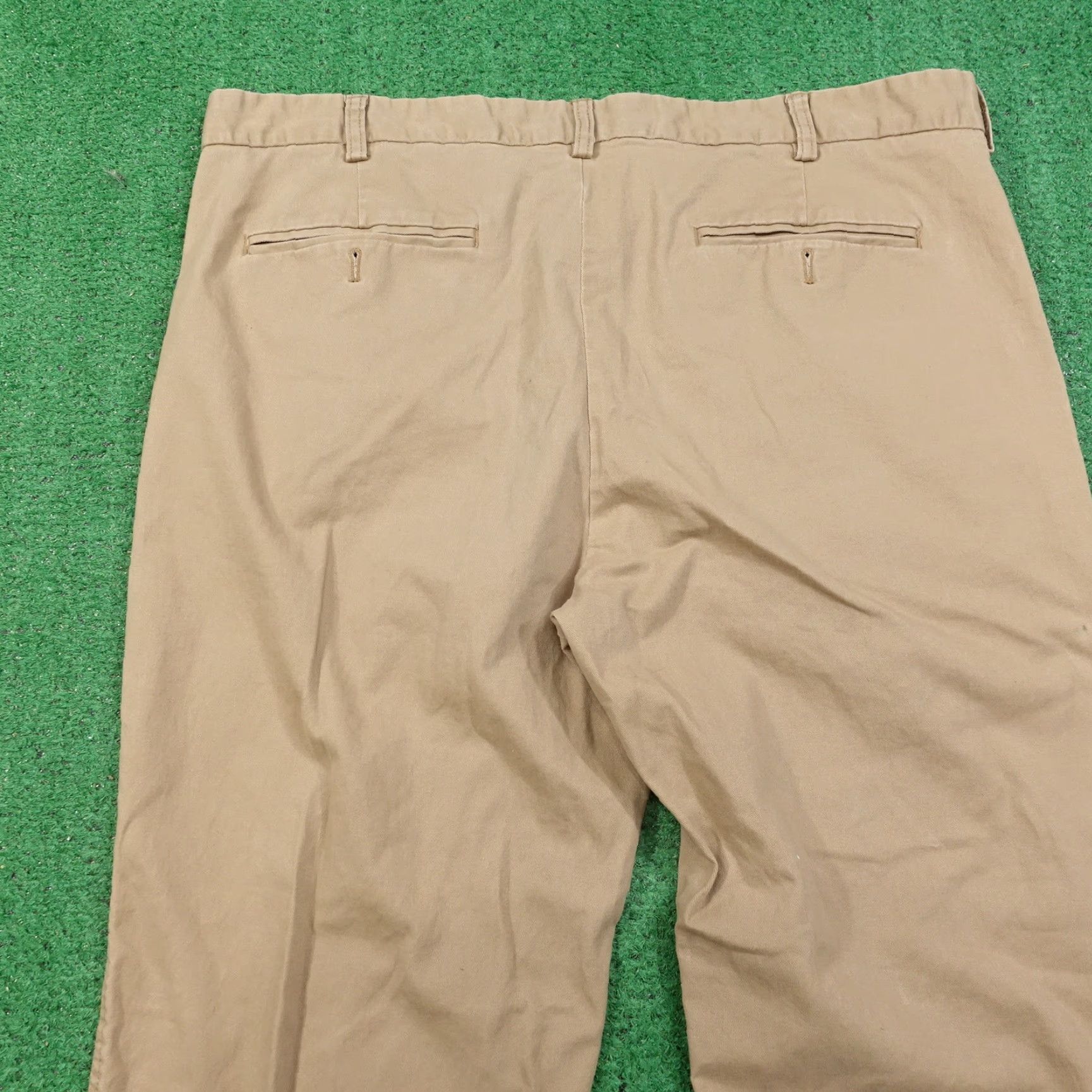 Vintage GH BASS & CO WILTON CHINO PANTS KHAKI TAN MENS SIZE 38X32 Size US 38 / EU 54 - 5 Thumbnail