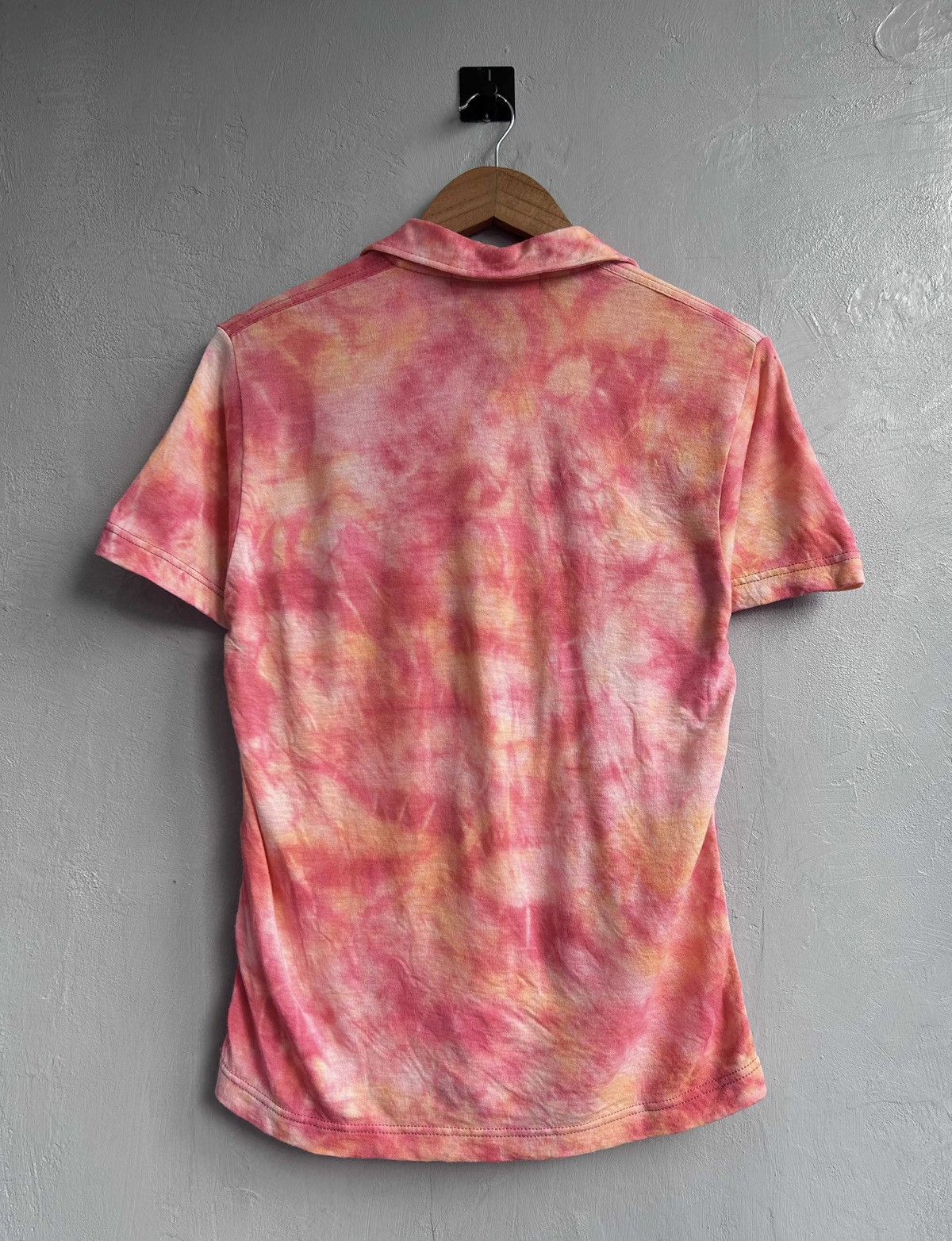 Comme des Garcons Junya Watanabe MAN Pink Tie-Dye Shirt Size US S / EU 44-46 / 1 - 3 Thumbnail