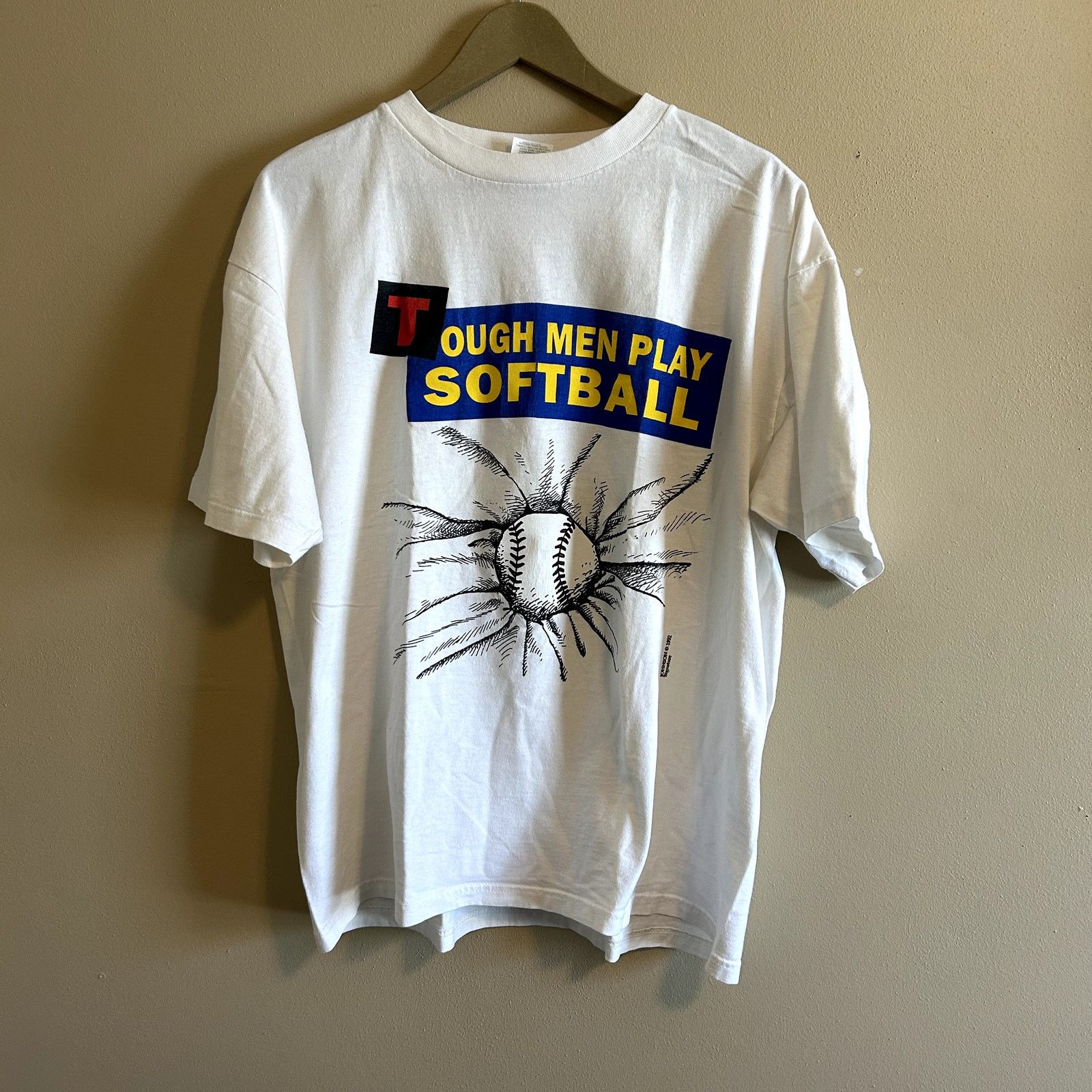 Vintage Vintage Softball T-Shirt XL Size US XL / EU 56 / 4 - 1 Thumbnail