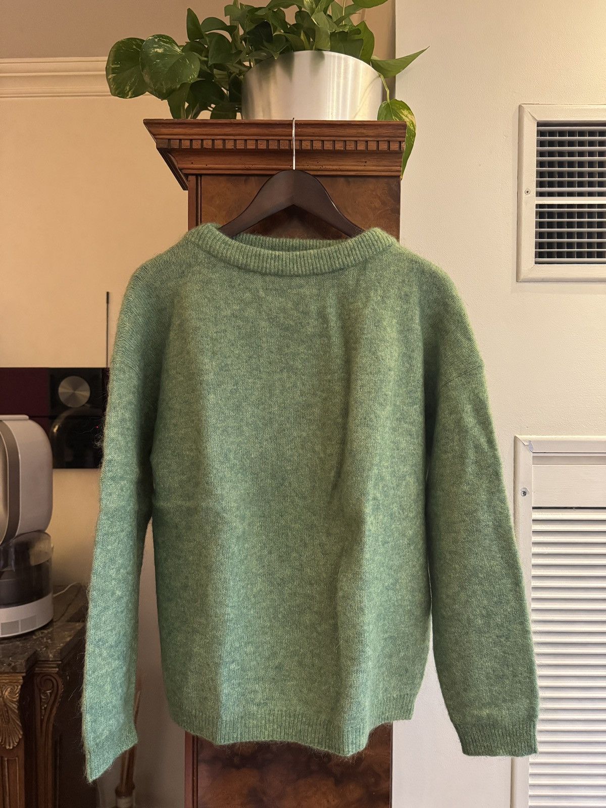 Acne Studios Acne Studios Mohair Blend Vibrant Green Sweater Size XS Size XS / US 0-2 / IT 36-38 - 1 Thumbnail