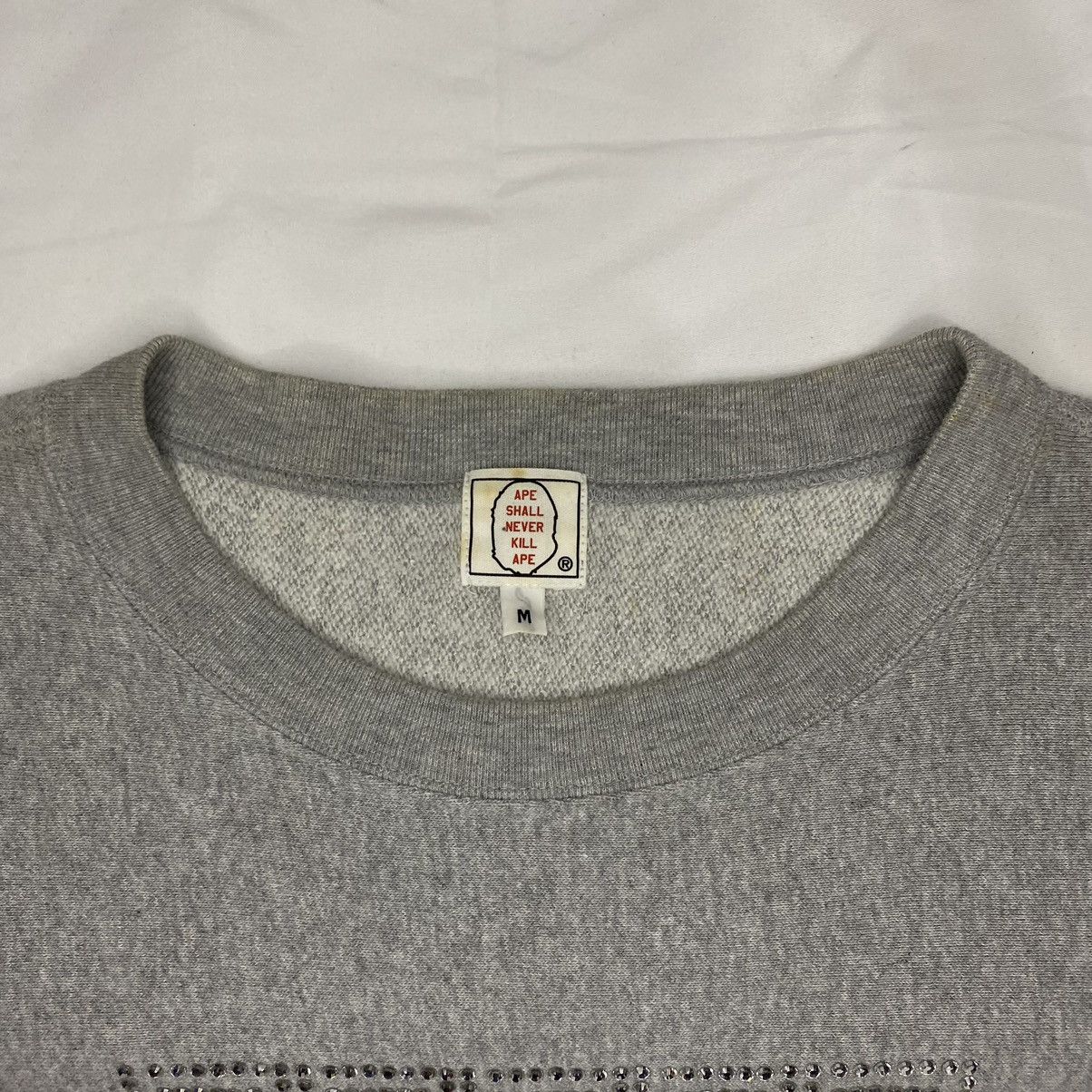 Bape Swarovski Big Ape Head Sweat Shirt Size US M / EU 48-50 / 2 - 6 Thumbnail