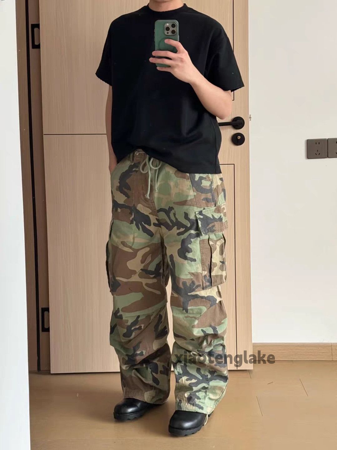 Vintage xtl supreme Stussy style military outdoor cargo camo pants Size US 26 / EU 42 - 3 Thumbnail