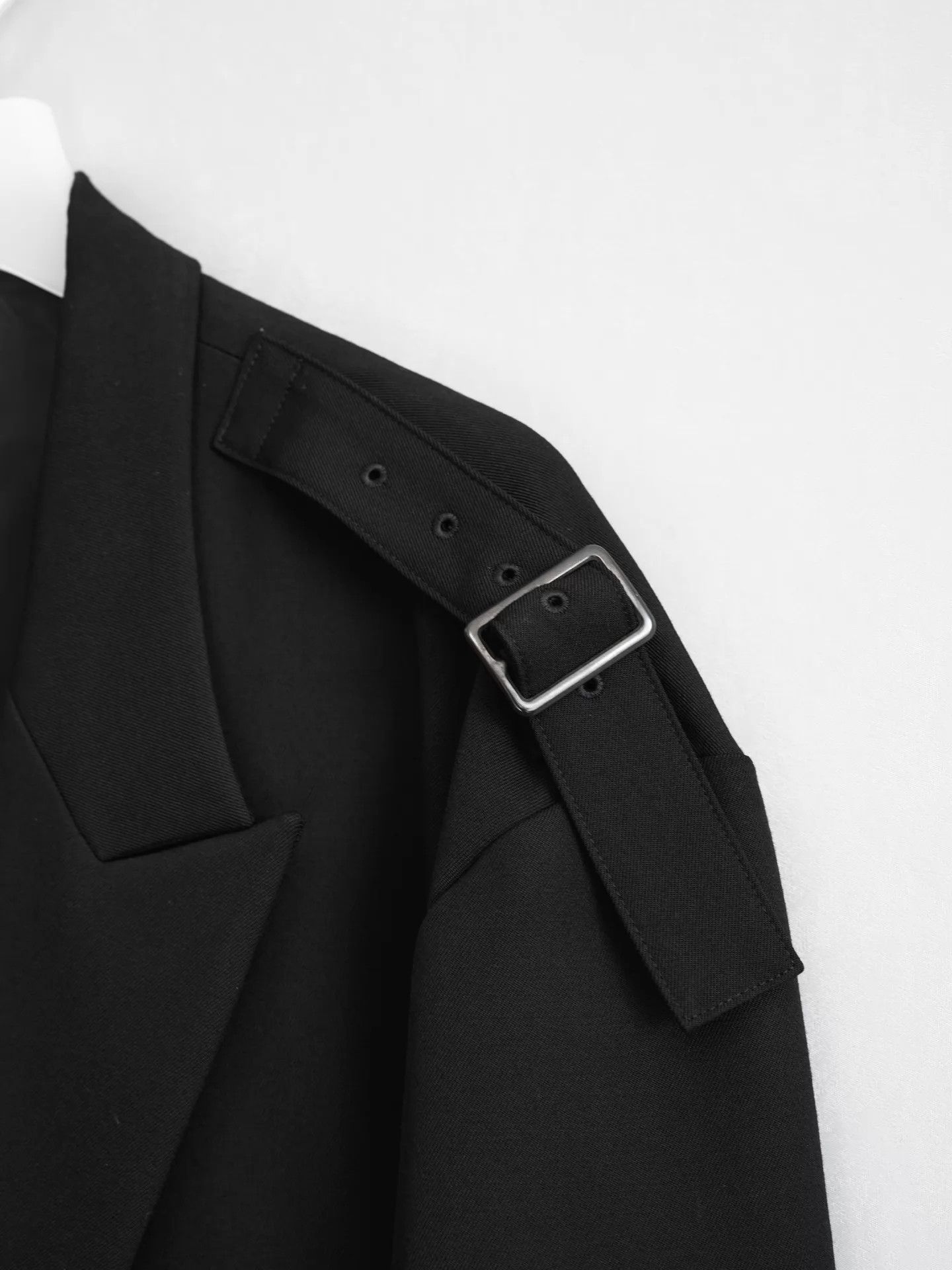 Yohji Yamamoto Yohji Yamamoto 24AW Shoulder Strap Buckle Jacket Size US L / EU 52-54 / 3 - 6 Thumbnail