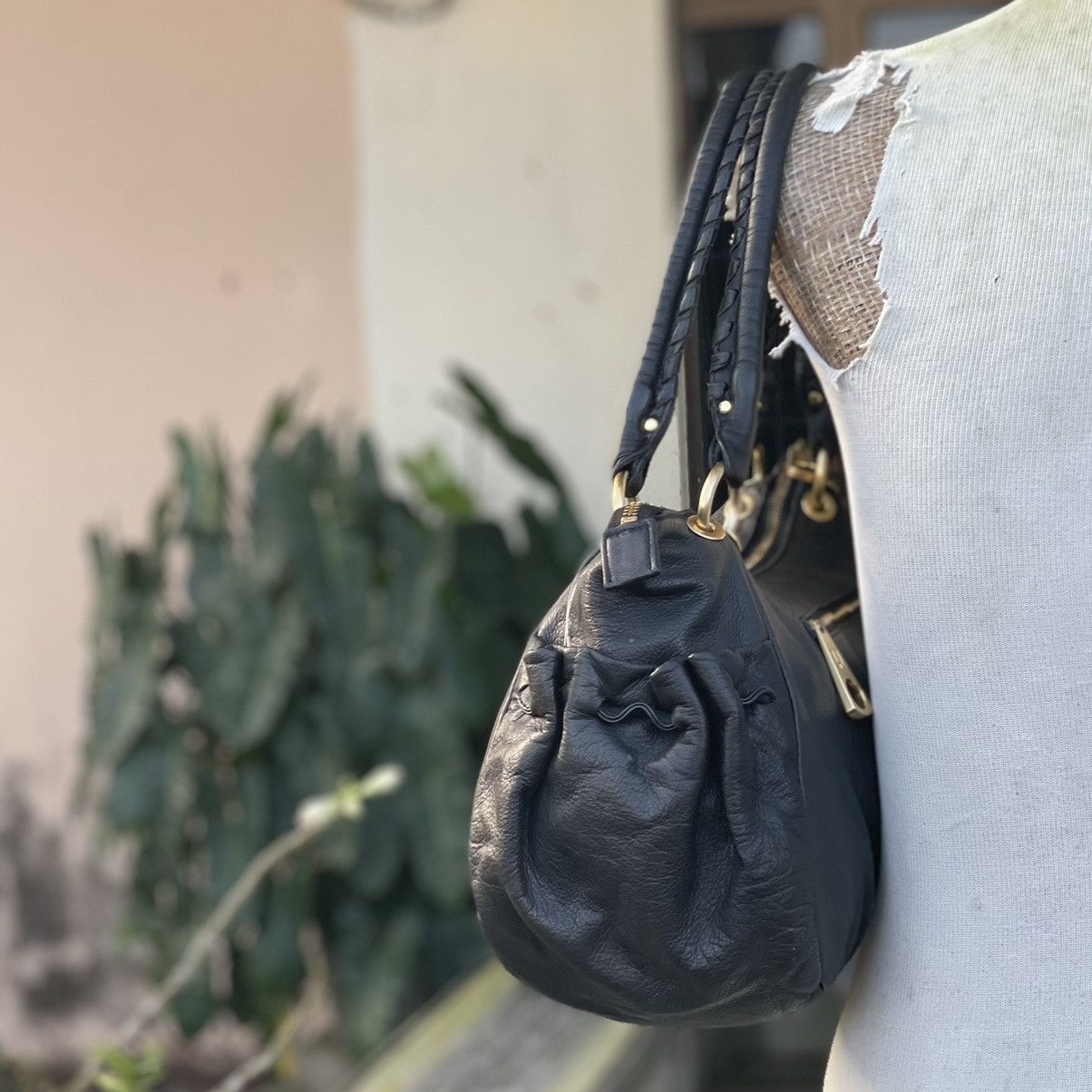 Emanuel Ungaro × Ungaro Paris Black Soft Leather Vintage Ungaro Bag Size ONE SIZE - 3 Thumbnail