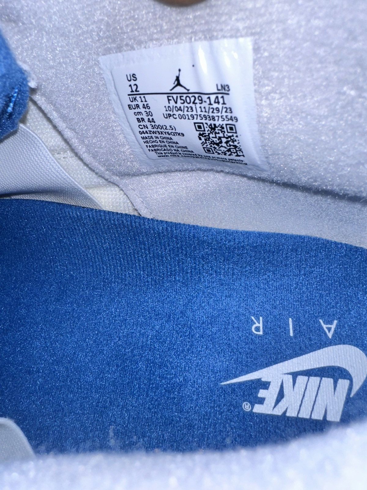 Jordan Brand × Nike Air Jordan 4 Retro Military Blue Size US 12 / EU 45 - 6 Thumbnail