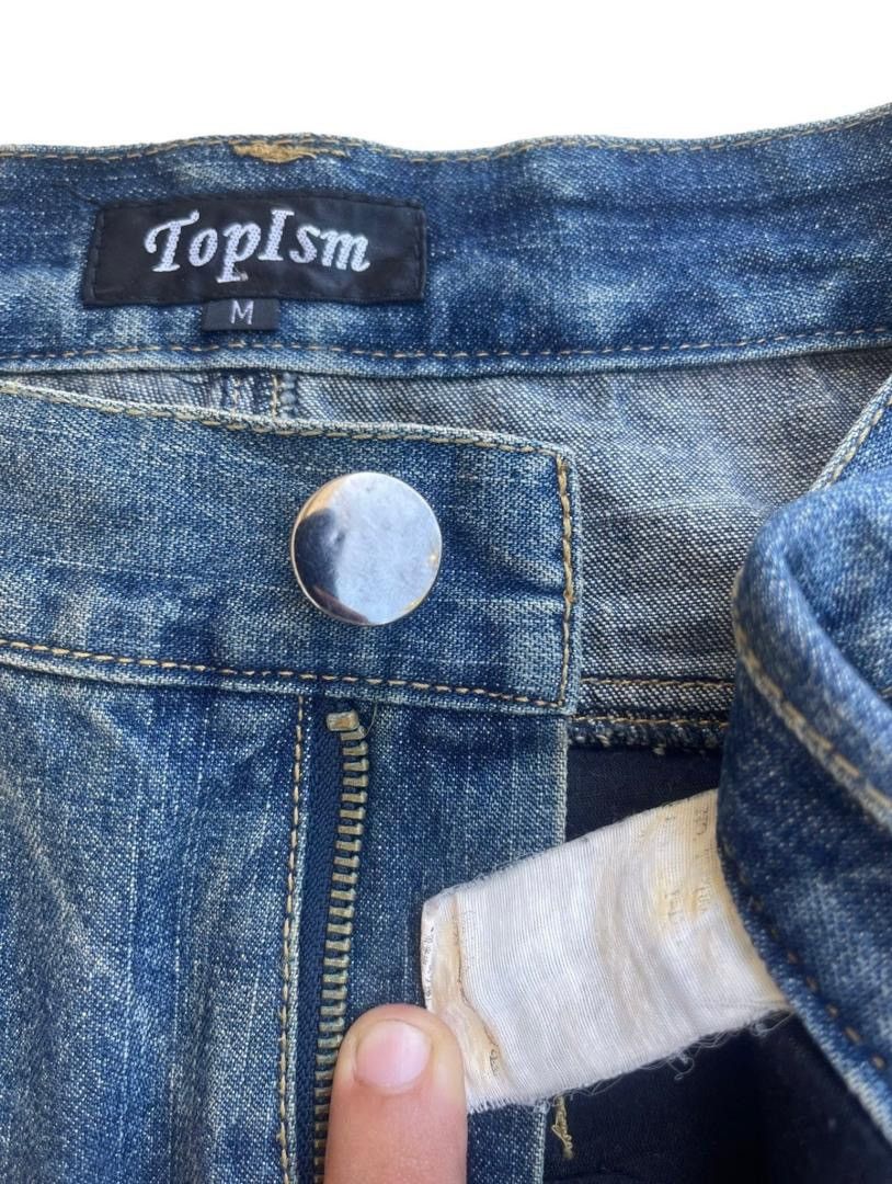 Japanese Brand × Vintage Vintage Bootcut Topism Parachute Bondage Denim Jeans Size US 32 / EU 48 - 10 Thumbnail