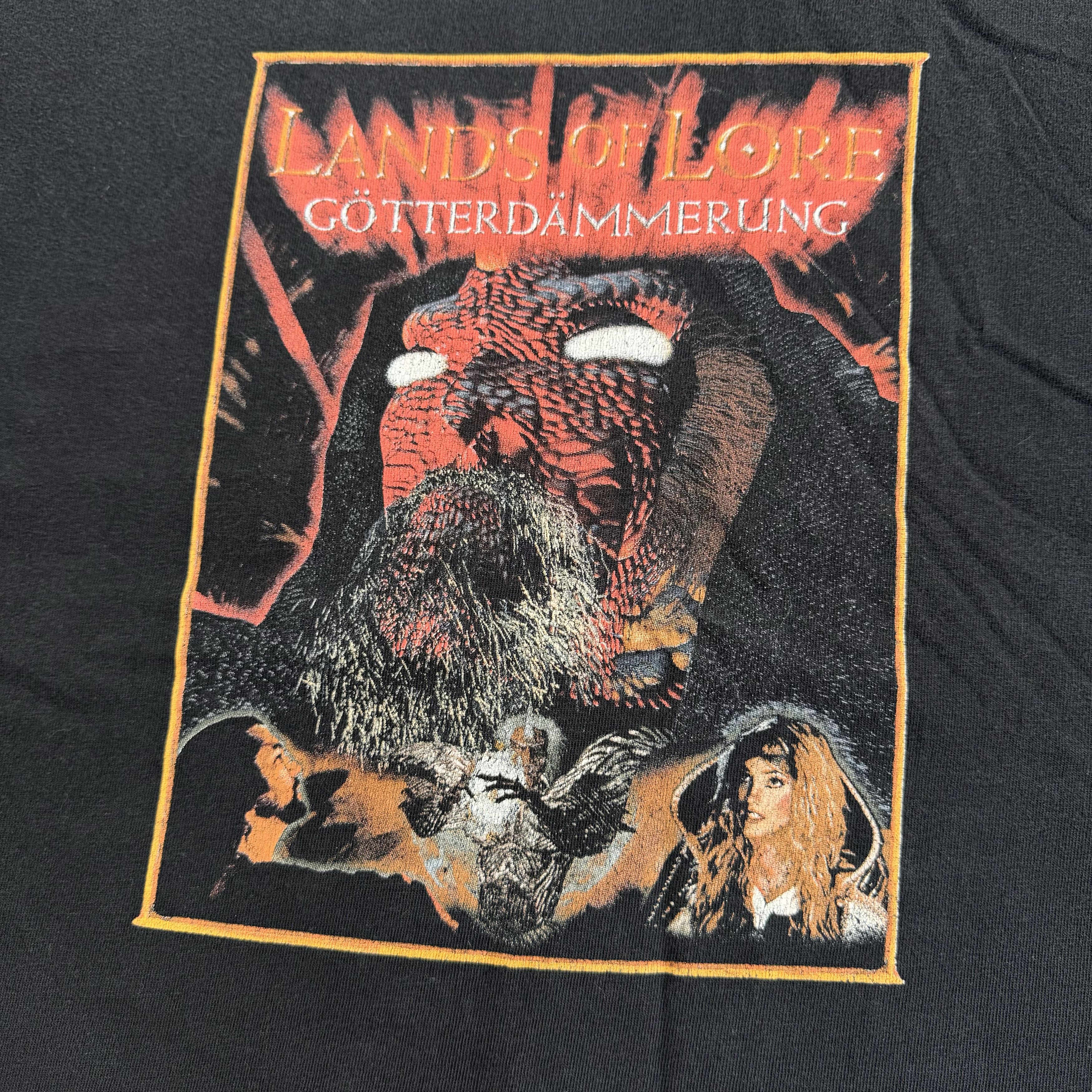Band Tees × Vintage LANDS OF LORE 1997 GAME PROMO 90S T SHIRT FADED VINTAGE RARE Size US XL / EU 56 / 4 - 3 Thumbnail