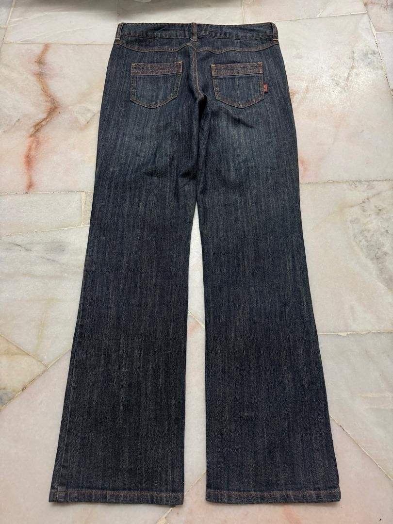 Vintage 💥FLARE💥VINTAGE JAPANESE STONE WASHED SICK STYLE DENIM Size US 29 - 10 Thumbnail