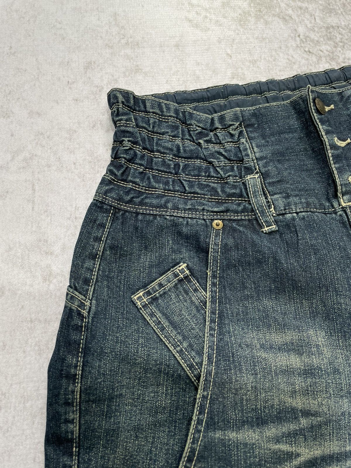 Issey Miyake 2000s Somari japan hight waistdenim pants kapitalstyle Size US 32 / EU 48 - 7 Thumbnail