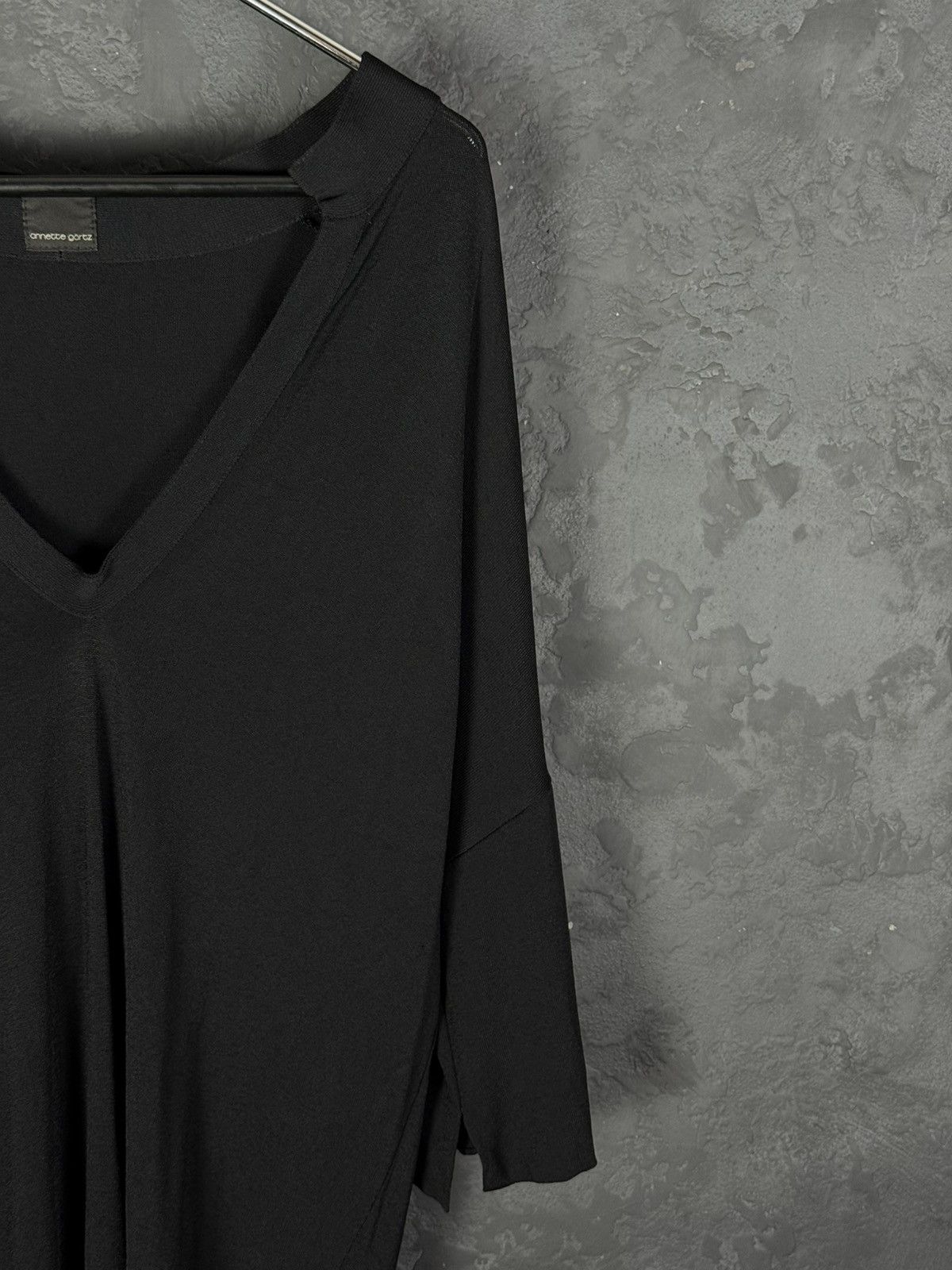 Annette Gortz Annette Gortz Avantgarde Oversize Black Dress Viskose Size S Size S / US 4 / IT 40 - 7 Thumbnail