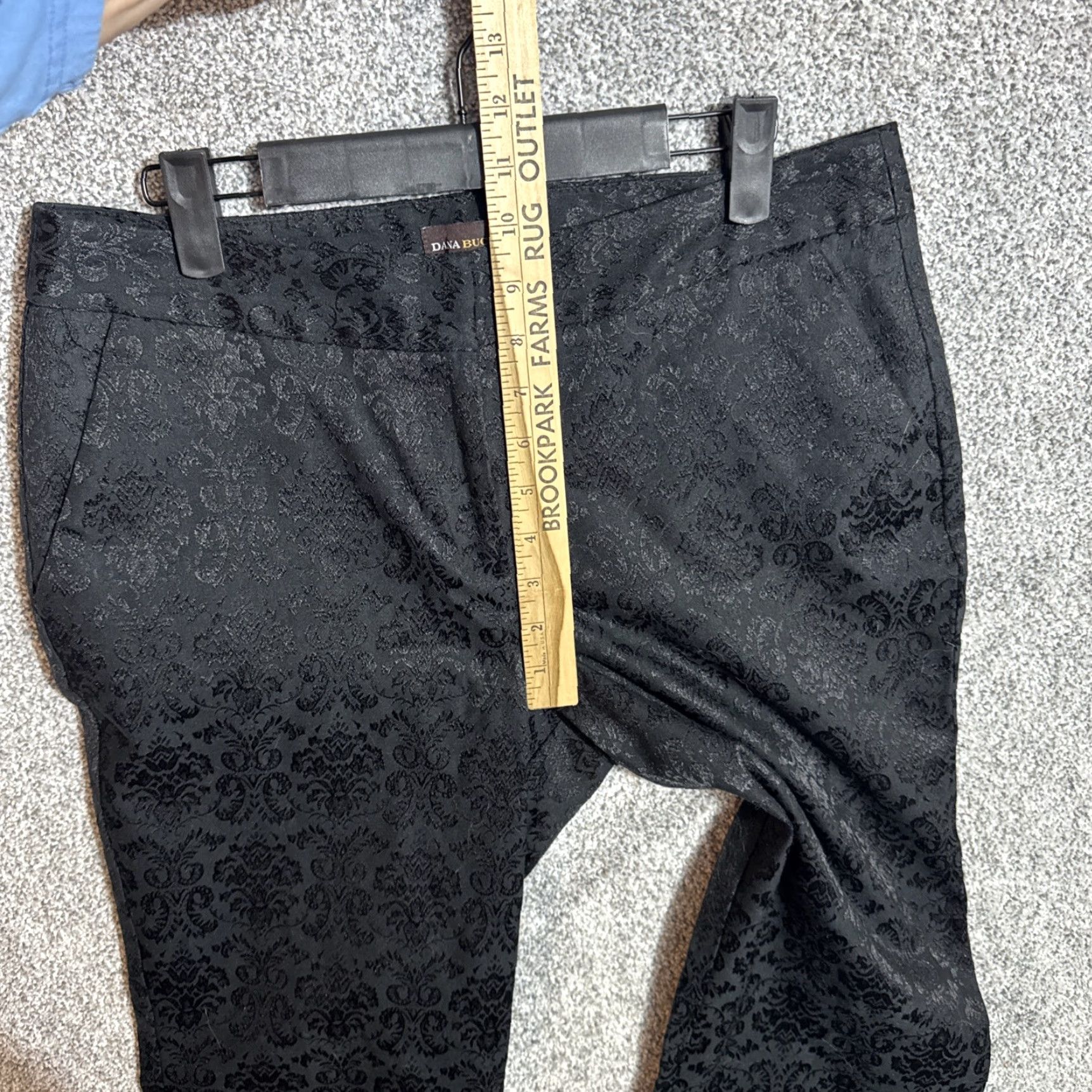 Vintage Dana Buchman Pants Women Size 8 Jacquard Dark Academia Goth Romantic Office Chic Size 30" / US 8 / IT 44 - 5 Thumbnail
