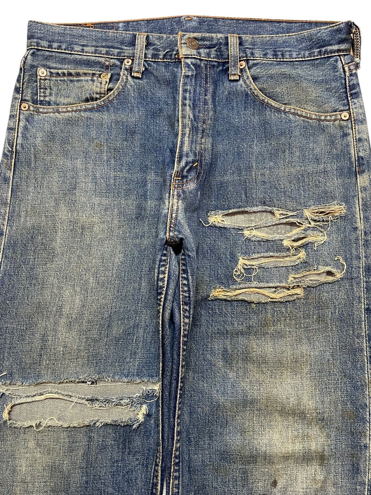 Vintage 90s Japan Levis 512 Distressed Style Baggy Jeans