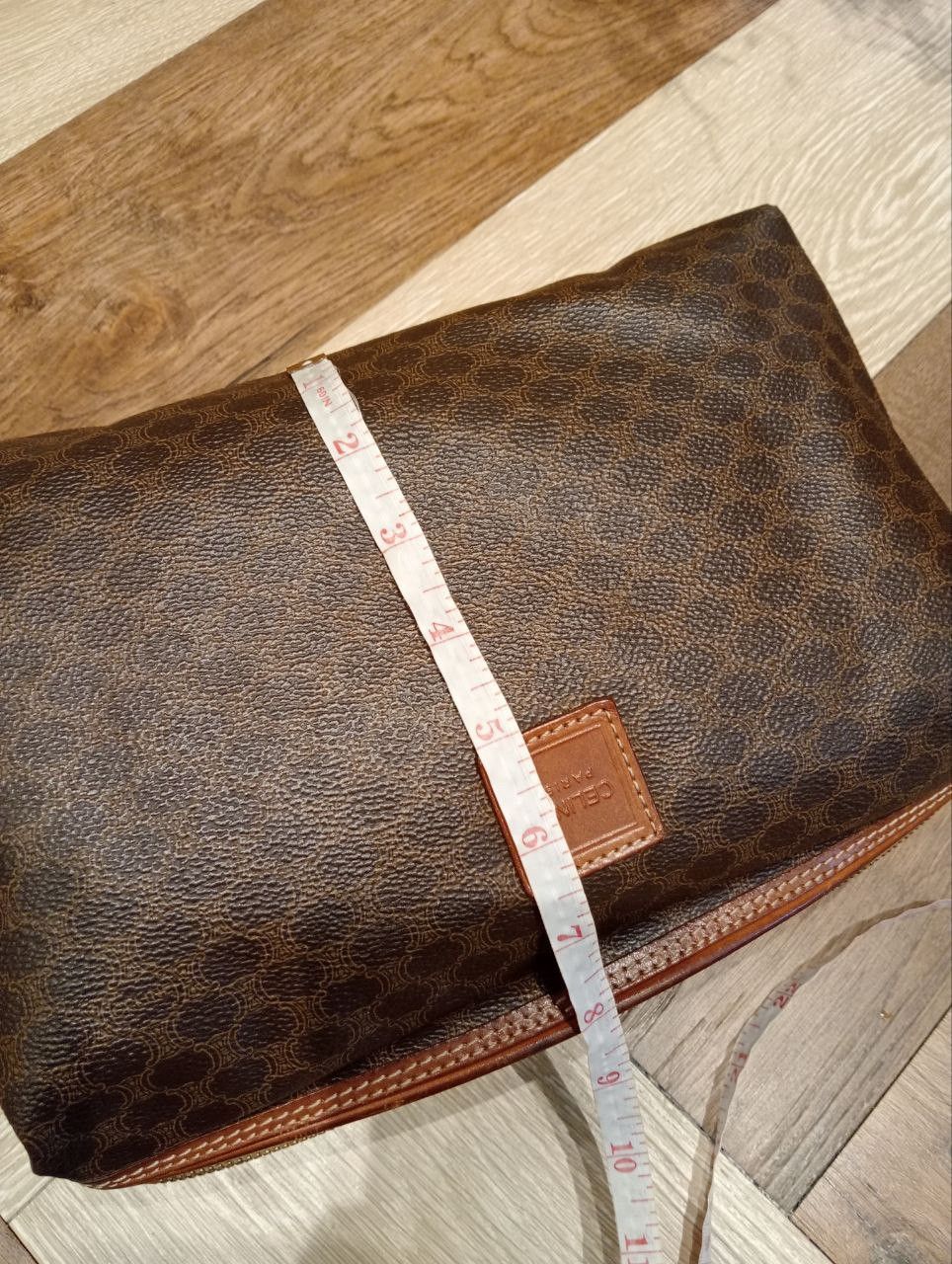 Celine VINTAGE CELINE PARIS MONOGRAM CLUTCH BAG Size ONE SIZE - 18 Thumbnail