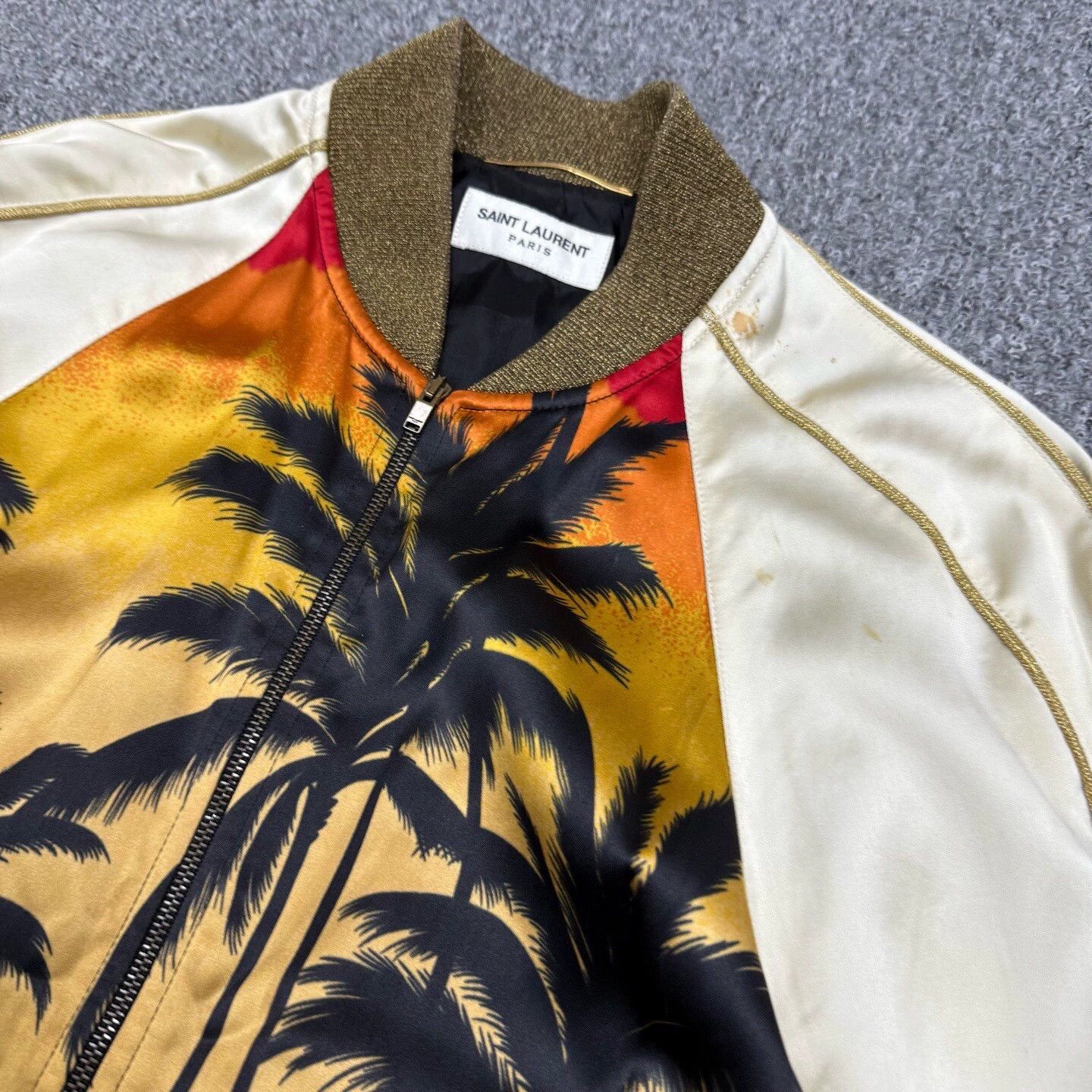 Saint Laurent Paris SLP Coconut Tree Baseball 40 9/10 Stains Size M / US 6-8 / IT 42-44 - 3 Thumbnail