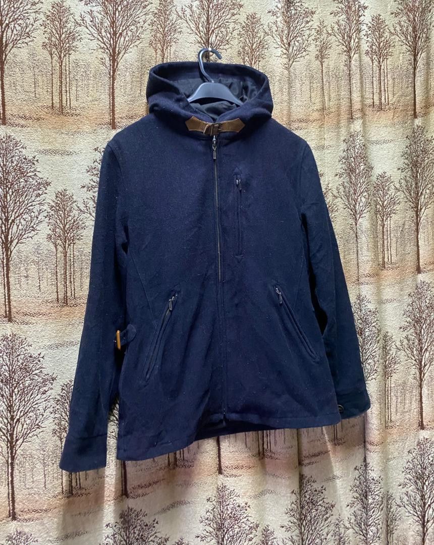 Japanese Brand Simplicite Plus Wool Hoodie Zip up Jacket Size US M / EU 48-50 / 2 - 2 Thumbnail