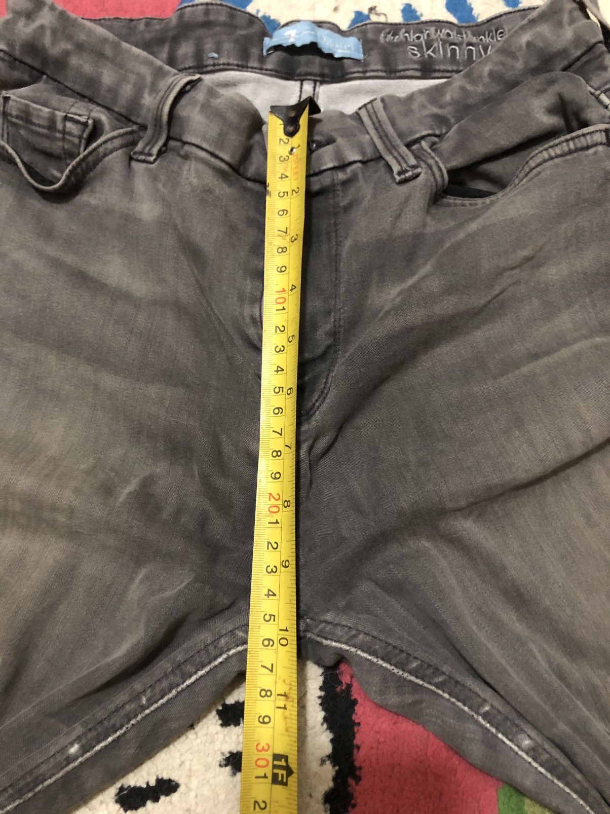 7 For All Mankind 7 For All Mankind high waist ankle skinny Stretch Denim Size US 31 - 16 Thumbnail