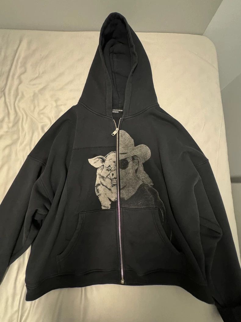 Enfants Riches Deprimes Enfants Riches Deprimes Pig head zipper sweater hoodie-2506 Size US XL / EU 56 / 4 - 1 Thumbnail