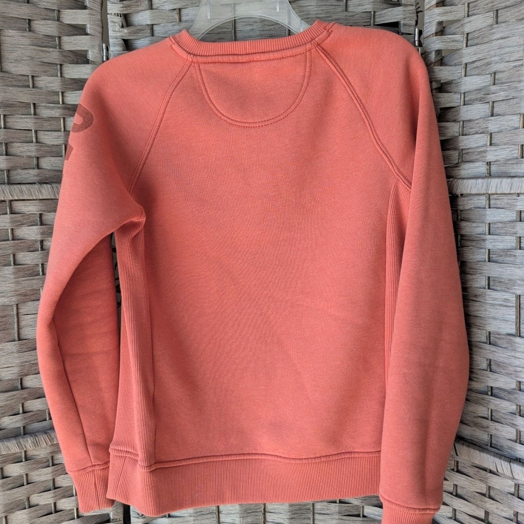 Carhartt Carhartt Sweatshirt Raglan Sleeve Coral Pink Logo Graphic Womens XS Crew Neck Pullover Pullover Sweatshirt Size XS / US 0-2 / IT 36-38 - 6 Thumbnail