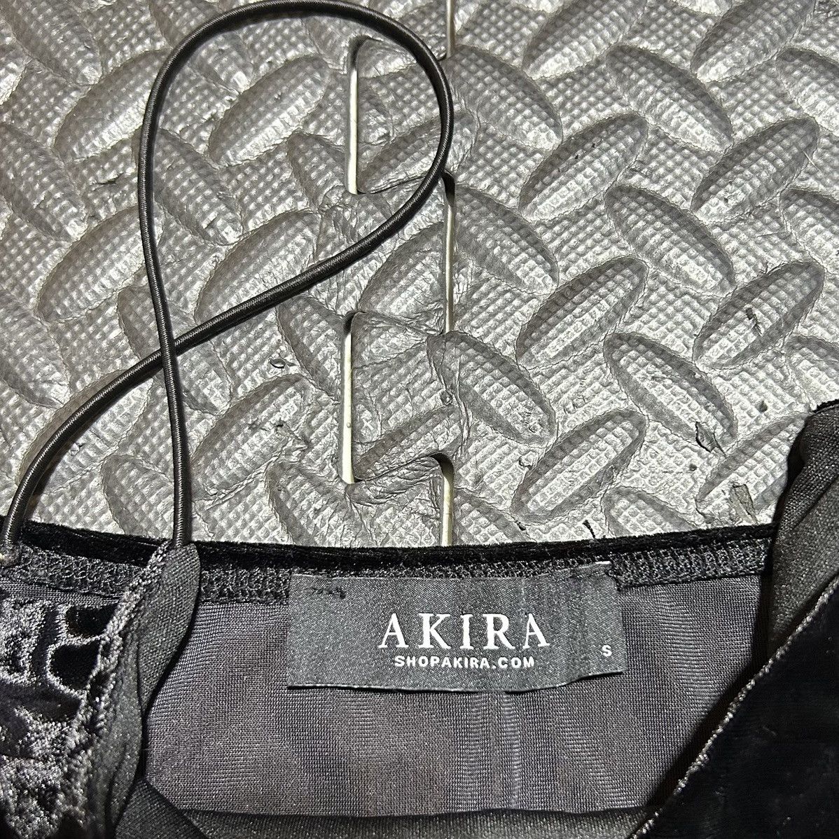 Akira Akira Velvet Midi Dress Sleeveless Strappy Bodycon Small Size S / US 4 / IT 40 - 2 Thumbnail