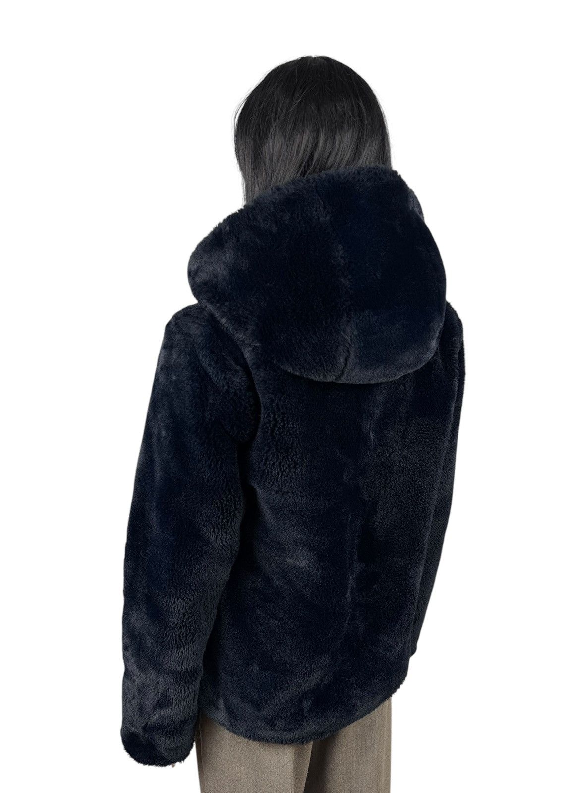 Other Claudie Pierlot Faux Fur Coat Hooded Full Zip size FR36 Size XS / US 0-2 / IT 36-38 - 4 Thumbnail
