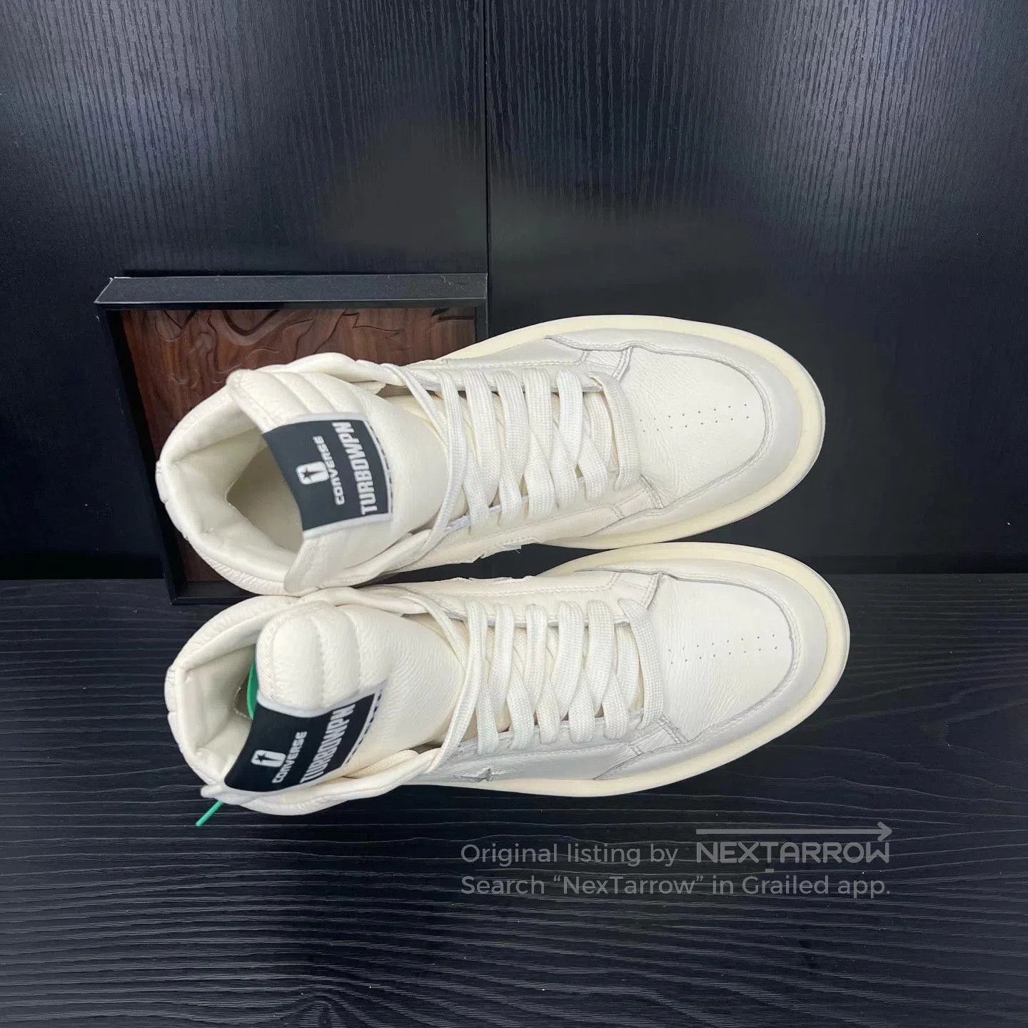 Converse White High-Top Sneakers Size 12. Size US 12 / EU 45 - 7 Thumbnail