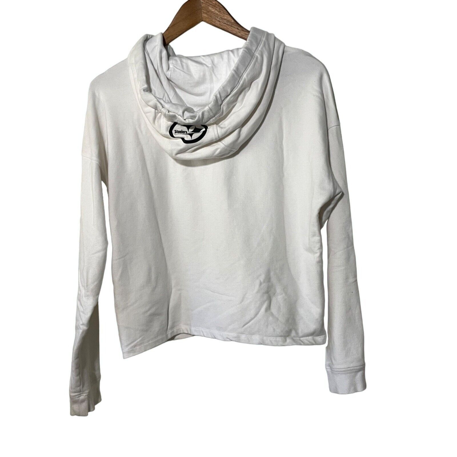 DKNY DKNY Sport Pittsburg Steelers Maddie Hoodie White Large Size L / US 10 / IT 46 - 3 Thumbnail