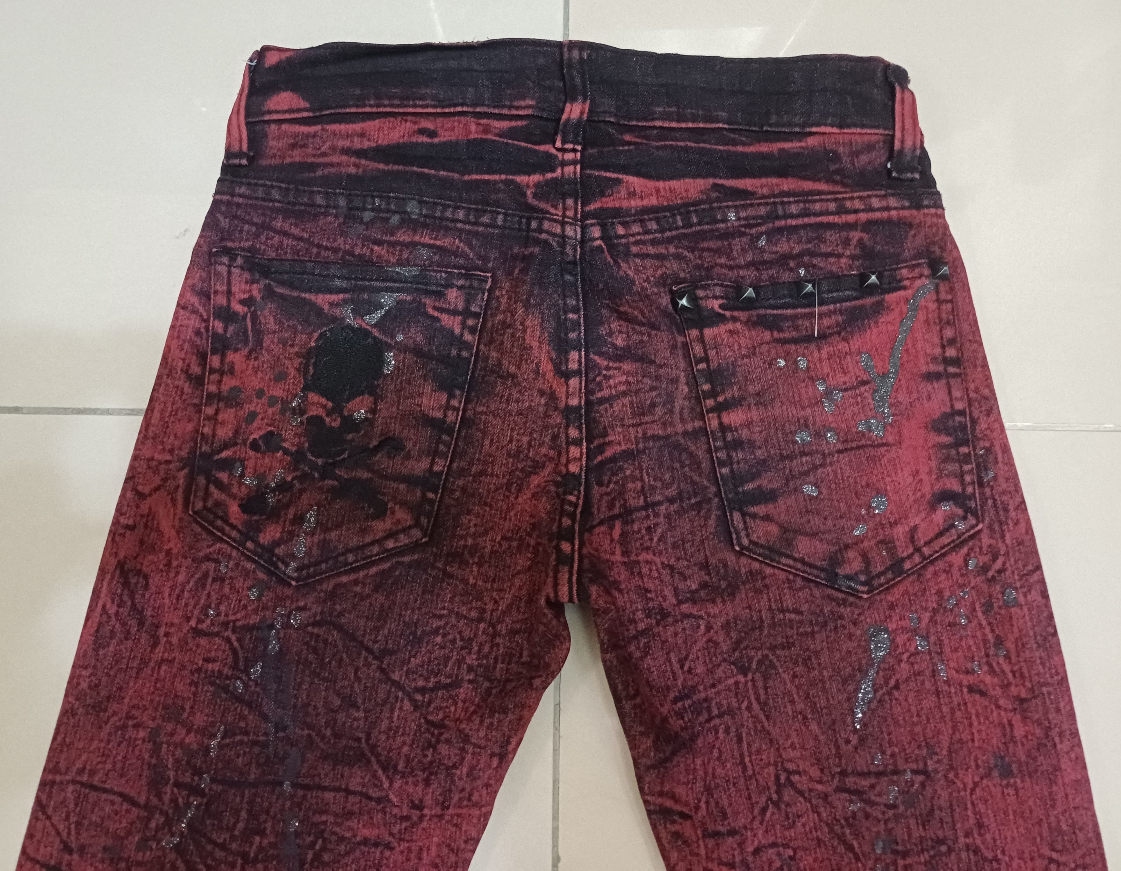 Other Crazy slim flared jeans 🔥 gothic/ punkers jeans🔥 Size US 30 / EU 46 - 1 Thumbnail