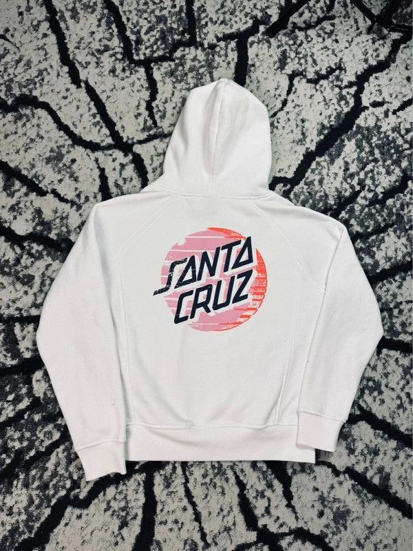 Other Santa Cruz white pink S skate logo hoodie Size S / US 4 / IT 40 - 3 Thumbnail