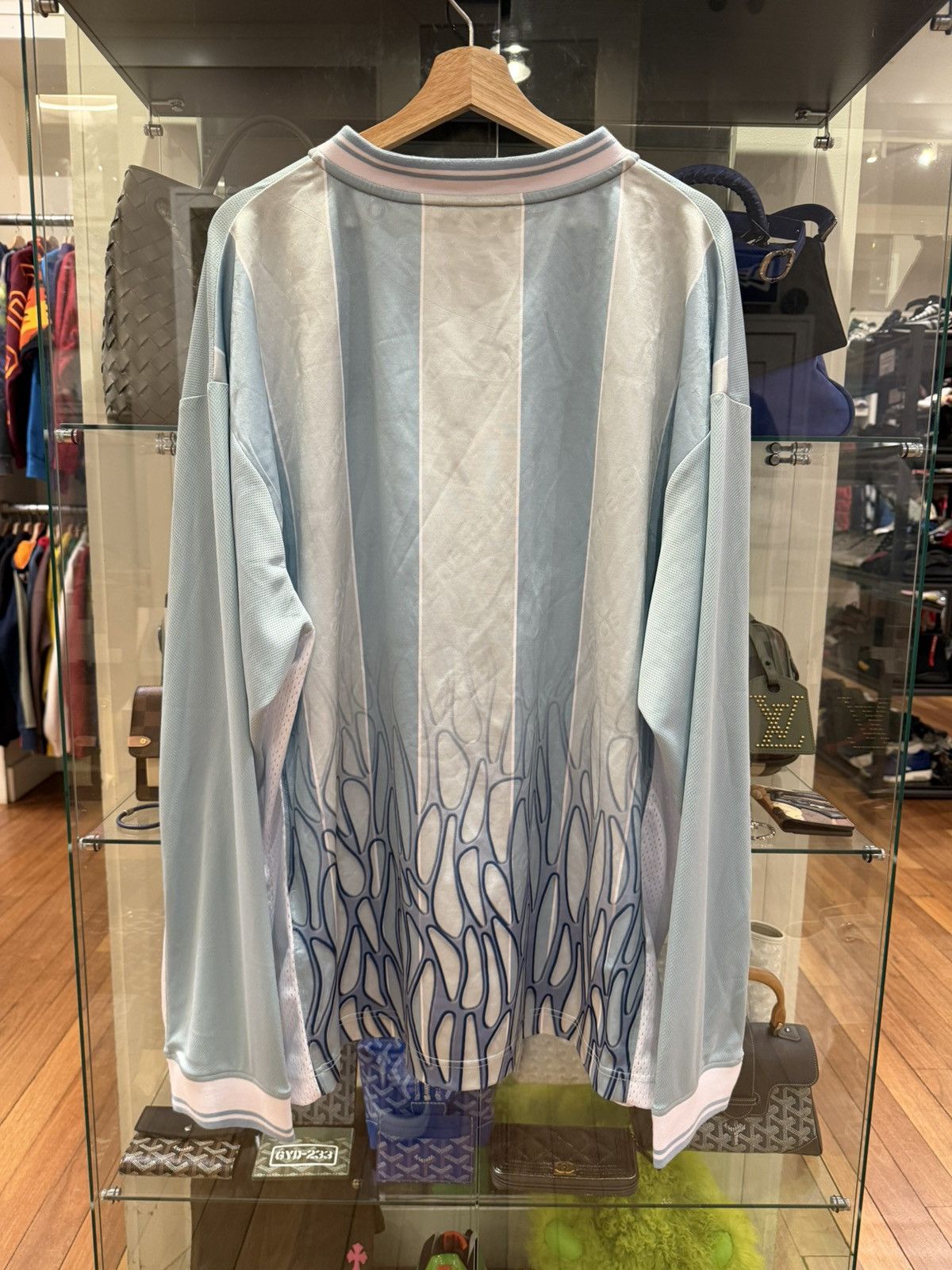 Acne Studios Acne Studios Kappa Mesh Longsleeve Size US XXL / EU 58 / 5 - 2 Thumbnail