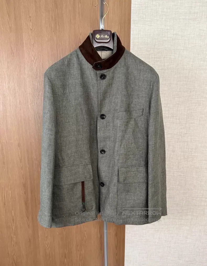 Loro Piana Loro Piana Roadster Series Linen Jacket Size US M / EU 48-50 / 2 - 4 Thumbnail