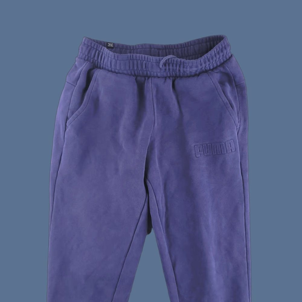 Puma PUMA Pants Mens Small Sweatpants Slim Tapered Joggers 27" Inseam Blue Size US 28 / EU 44 - 1 Thumbnail
