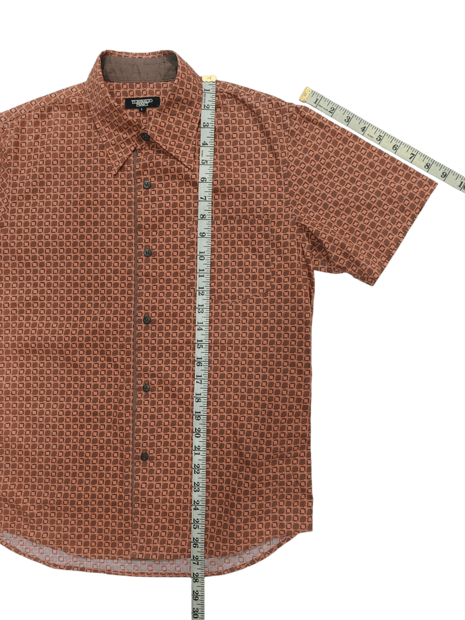 Tornado Mart Tornado Mart Japan Monogram Shirt Size US L / EU 52-54 / 3 - 16 Thumbnail